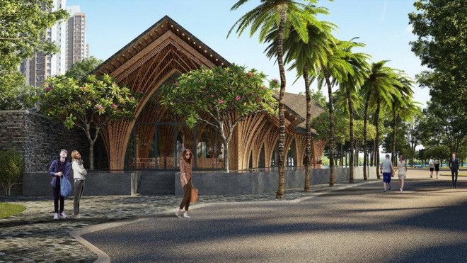 Nhà hàng tre của kiến trúc sư Việt